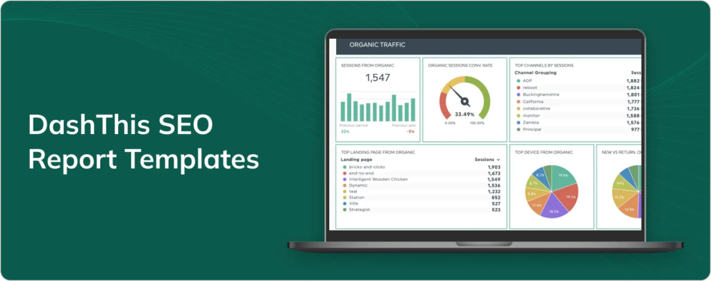 DashThis SEO Report Templates