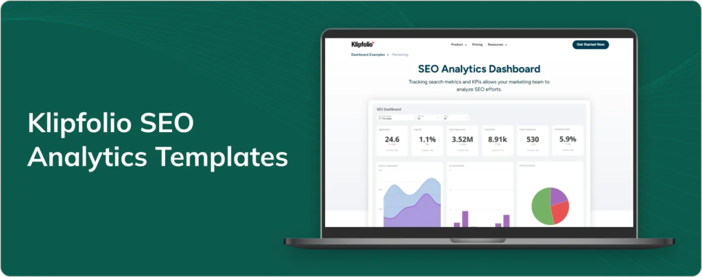 Klipfolio SEO Analytics Templates
